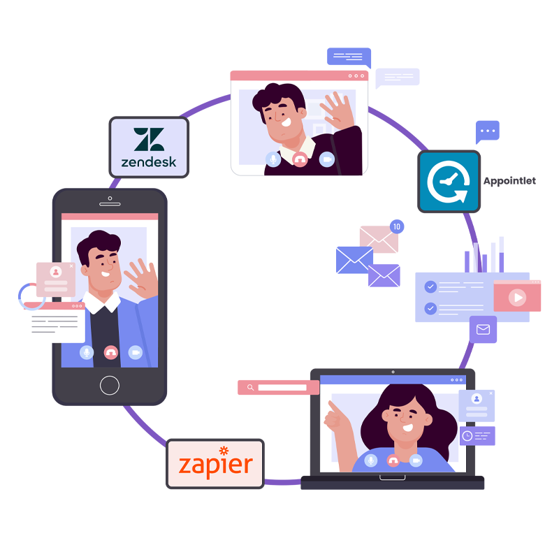 Intégration Zendesk - Appointlet - Zapier