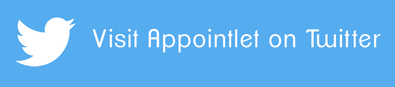 Visit appointlet on twitter