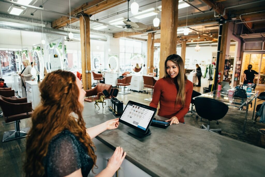 The scheduling experience at a salon