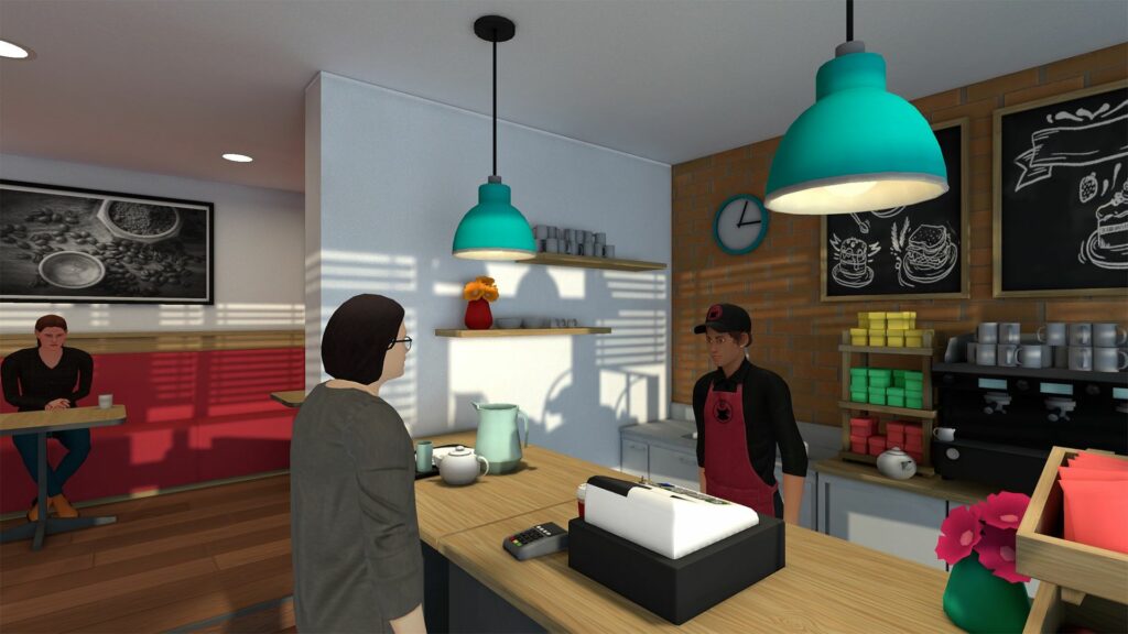 Simulación de café VR