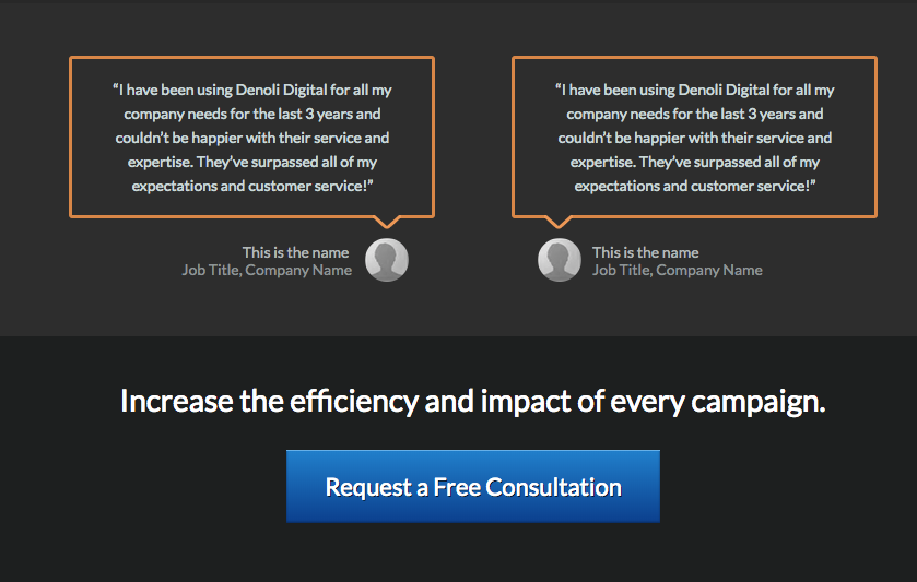 Reintroducing the call to action button at the bottom of the page