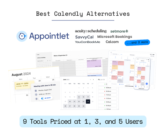 Best Calendly Alternatives for Small Businesses: 9 Tools Priced at 1, 3, and 5 Users (2026)